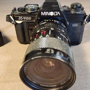 Minolta X-700 w drive and 28-70 mm 1.7